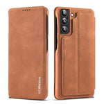 LC.IMEEKE Custodia per telefono in pelle a vibrazione orizzontale Hon Ancient Series, For Samsung Galaxy S22 5G, For Samsung Galaxy S22+ 5G, For Samsung Galaxy S22 Ultra 5G