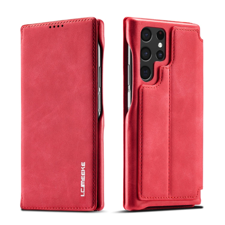 LC.IMEEKE Custodia per telefono in pelle a vibrazione orizzontale Hon Ancient Series, For Samsung Galaxy S22 5G, For Samsung Galaxy S22+ 5G, For Samsung Galaxy S22 Ultra 5G