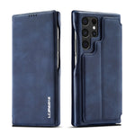 LC.IMEEKE Custodia per telefono in pelle a vibrazione orizzontale Hon Ancient Series, For Samsung Galaxy S22 5G, For Samsung Galaxy S22+ 5G, For Samsung Galaxy S22 Ultra 5G