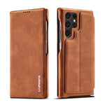 LC.IMEEKE Custodia per telefono in pelle a vibrazione orizzontale Hon Ancient Series, For Samsung Galaxy S22 5G, For Samsung Galaxy S22+ 5G, For Samsung Galaxy S22 Ultra 5G