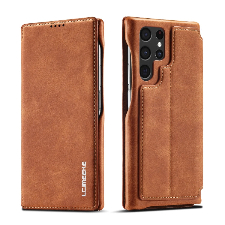 LC.IMEEKE Custodia per telefono in pelle a vibrazione orizzontale Hon Ancient Series, For Samsung Galaxy S22 5G, For Samsung Galaxy S22+ 5G, For Samsung Galaxy S22 Ultra 5G