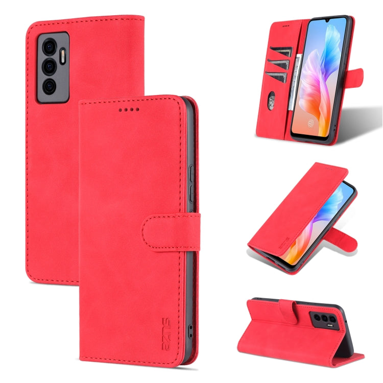 AZNS Skin Feel Calf Texture Custodia per telefono orizzontale in pelle a conchiglia, For vivo S10e / V23e, For vivo T1 5G, For Honor X30i