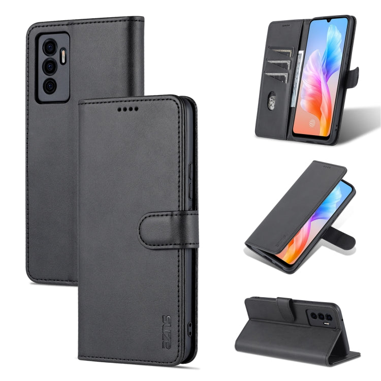 AZNS Skin Feel Calf Texture Custodia per telefono orizzontale in pelle a conchiglia, For vivo S10e / V23e, For vivo T1 5G, For Honor X30i