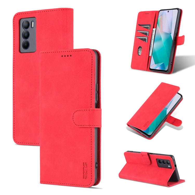 AZNS Skin Feel Calf Texture Custodia per telefono orizzontale in pelle a conchiglia, For vivo S10e / V23e, For vivo T1 5G, For Honor X30i