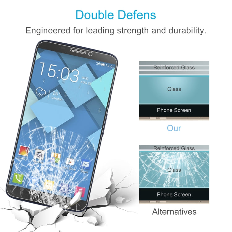 Pellicola in vetro temperato 9H 2.5D da 0,26 mm, For Alcatel Hero N3 8020 (1 PC), For Sharp Aquos S3 (1 PC), For Sharp Aquos Sense 3 (1 PC), For Alcatel A3 (1 PC), For Alcatel A3 XL (1 PC), For Honor 8 Lite (1 PC), For Sharp Aquos Sense 4 (1 PC)       ...