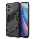 Punk Armor 2 in 1 PC + custodia per telefono antiurto in TPU con supporto invisibile, For OPPO Reno7 5G China, For OPPO Reno7 Pro 5G