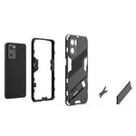 Punk Armor 2 in 1 PC + custodia per telefono antiurto in TPU con supporto invisibile, For OPPO Reno7 5G China, For OPPO Reno7 Pro 5G