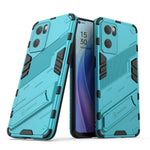 Punk Armor 2 in 1 PC + custodia per telefono antiurto in TPU con supporto invisibile, For OPPO Reno7 5G China, For OPPO Reno7 Pro 5G