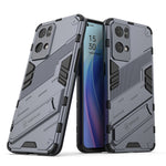 Punk Armor 2 in 1 PC + custodia per telefono antiurto in TPU con supporto invisibile, For OPPO Reno7 5G China, For OPPO Reno7 Pro 5G