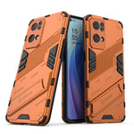 Punk Armor 2 in 1 PC + custodia per telefono antiurto in TPU con supporto invisibile, For OPPO Reno7 5G China, For OPPO Reno7 Pro 5G