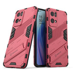 Punk Armor 2 in 1 PC + custodia per telefono antiurto in TPU con supporto invisibile, For OPPO Reno7 5G China, For OPPO Reno7 Pro 5G