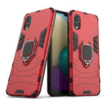 Custodia protettiva antiurto per PC + TPU con supporto per anello magnetico, For Samsung Galaxy A03 Core