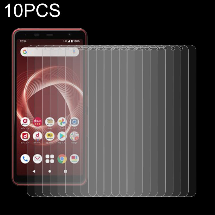 10 pellicole in vetro temperato da 0,26 mm 9H 2,5D, For Fujitsu Arrows 5G F-51A (10 PCS), For Fujitsu Arrows WE (10 PCS), For Kyocera Android One S6 (10 PCS), For Motorola Moto G Stylus 2022 (10 PCS), For Fujitsu Arrows Be3 (10 PCS)                    ...