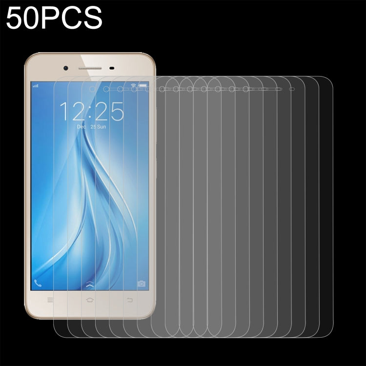 50 pellicole in vetro temperato da 0,26 mm 9H 2,5D, For OPPO A55s 5G (50 PCS), For vivo Y3s 2021 (50 PCS), For Fujitsu F-41A (50 PCS), For OPPO A95 (50 PCS), For vivo Y53 (50 PCS), For Fujitsu F-42A (50 PCS), For Lenovo A2800 (50 PCS)                  ...