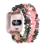 Cinturino con cinturino in pietra grezza, For Fitbit Versa