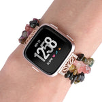 Cinturino con cinturino in pietra grezza, For Fitbit Versa