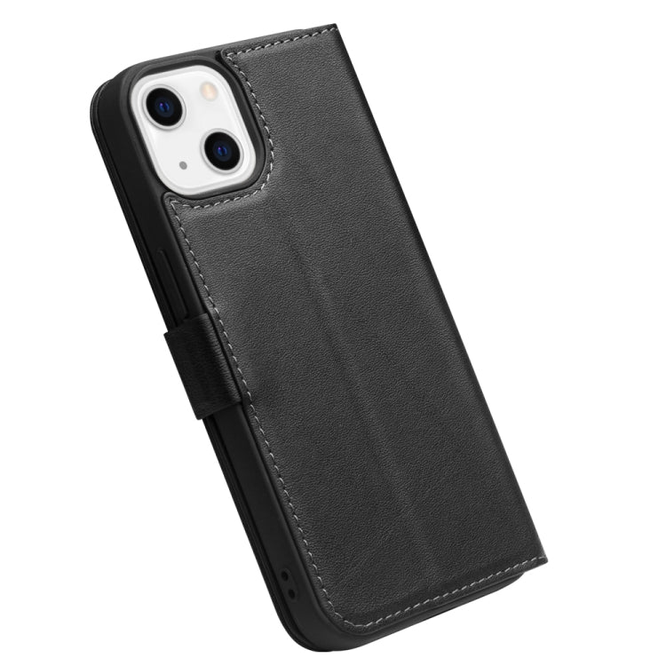 Custodia portafoglio in pelle con fibbia magnetica per iPhone 13