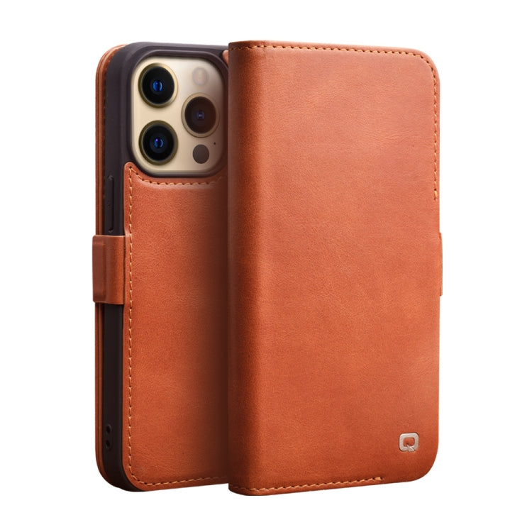 Custodia portafoglio in pelle con fibbia magnetica per iPhone 13
