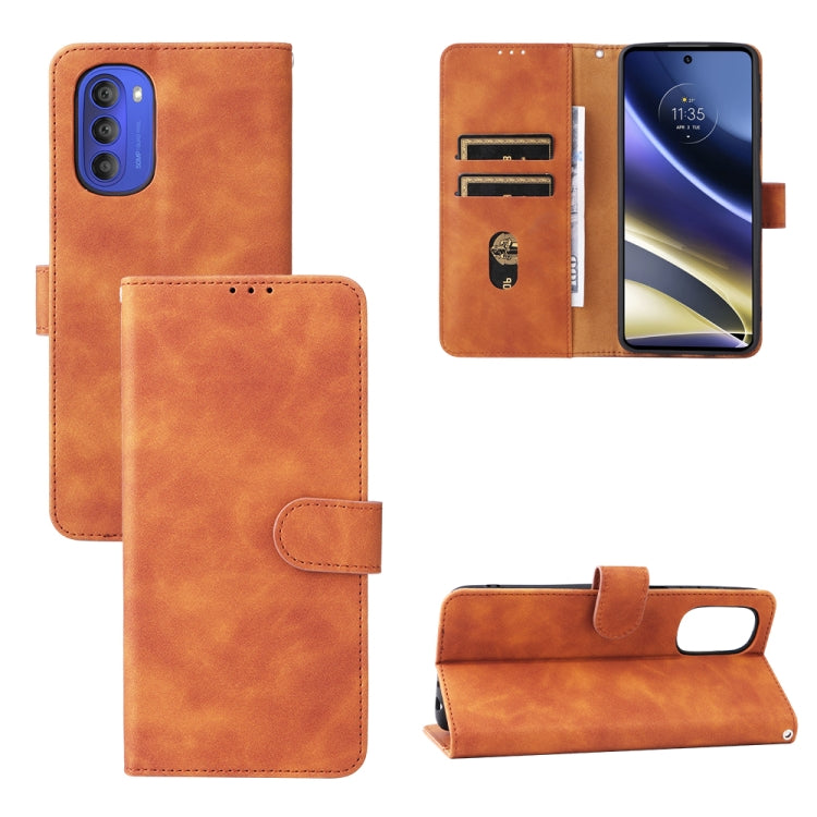 Custodia per telefono in pelle con vibrazione magnetica Skin Feel, For Motorola Moto G51 5G, For TCL 20 XE, For Ulefone Note 6