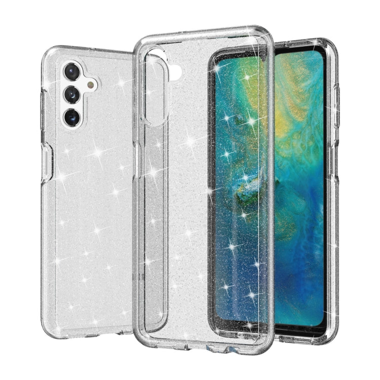 Custodia protettiva antiurto per telefono in polvere glitter stile Terminator, For Samsung Galaxy A33 5G, For Samsung Galaxy A03s 166mm US Version, For Samsung Galaxy A13 5G, For Samsung Galaxy A53 5G