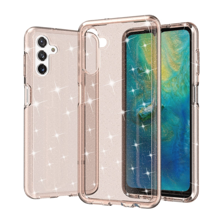 Custodia protettiva antiurto per telefono in polvere glitter stile Terminator, For Samsung Galaxy A33 5G, For Samsung Galaxy A03s 166mm US Version, For Samsung Galaxy A13 5G, For Samsung Galaxy A53 5G