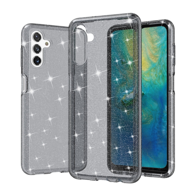 Custodia protettiva antiurto per telefono in polvere glitter stile Terminator, For Samsung Galaxy A33 5G, For Samsung Galaxy A03s 166mm US Version, For Samsung Galaxy A13 5G, For Samsung Galaxy A53 5G