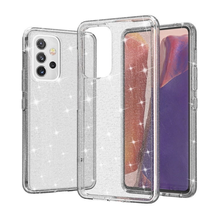 Custodia protettiva antiurto per telefono in polvere glitter stile Terminator, For Samsung Galaxy A33 5G, For Samsung Galaxy A03s 166mm US Version, For Samsung Galaxy A13 5G, For Samsung Galaxy A53 5G