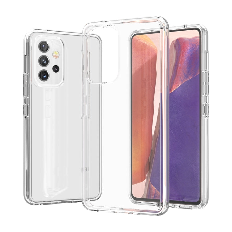 Custodia protettiva trasparente per telefono stile Terminator antiurto, For Samsung Galaxy A33 5G, For Samsung Galaxy A03s 166mm US Version, For Samsung Galaxy A13 5G, For Samsung Galaxy A53 5G