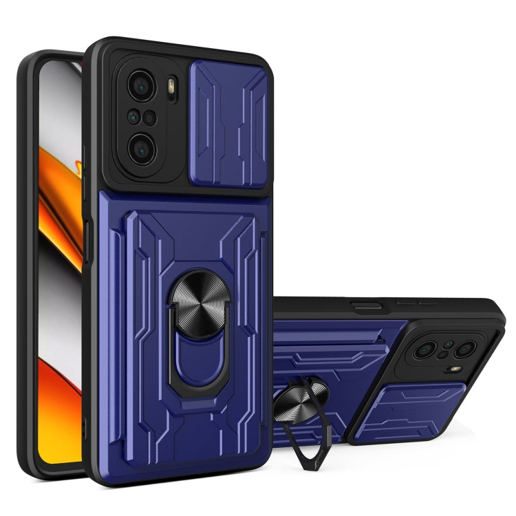 Custodia per telefono con scheda Camshield scorrevole, For Xiaomi Redmi K40/Poco F3/Mi 11i, For Xiaomi Mi 11 Lite, For OPPO Realme C20 / C21, For OPPO Realme C25 / C15, For OPPO Realme 8 / 8 Pro