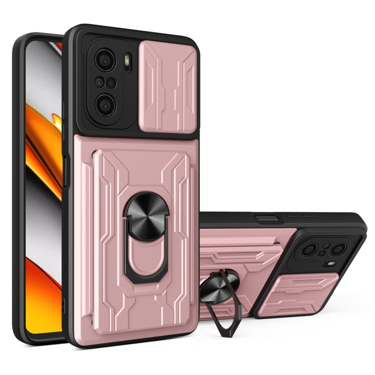 Custodia per telefono con scheda Camshield scorrevole, For Xiaomi Redmi K40/Poco F3/Mi 11i, For Xiaomi Mi 11 Lite, For OPPO Realme C20 / C21, For OPPO Realme C25 / C15, For OPPO Realme 8 / 8 Pro