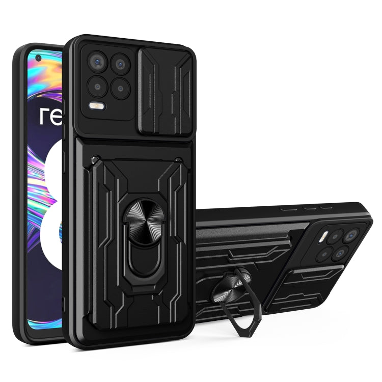 Custodia per telefono con scheda Camshield scorrevole, For Xiaomi Redmi K40/Poco F3/Mi 11i, For Xiaomi Mi 11 Lite, For OPPO Realme C20 / C21, For OPPO Realme C25 / C15, For OPPO Realme 8 / 8 Pro