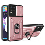 Custodia per telefono con scheda Camshield scorrevole, For Xiaomi Redmi K40/Poco F3/Mi 11i, For Xiaomi Mi 11 Lite, For OPPO Realme C20 / C21, For OPPO Realme C25 / C15, For OPPO Realme 8 / 8 Pro