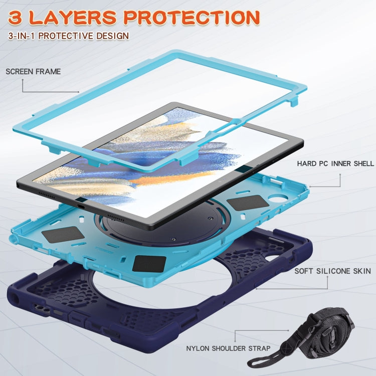 Silicone + custodia per tablet PC, For Samsung Galaxy Tab A8 10.5 2021