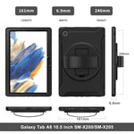 Custodia per tablet antiurto in TPU + PC, For Samsung Galaxy Tab A8 10.5 2021