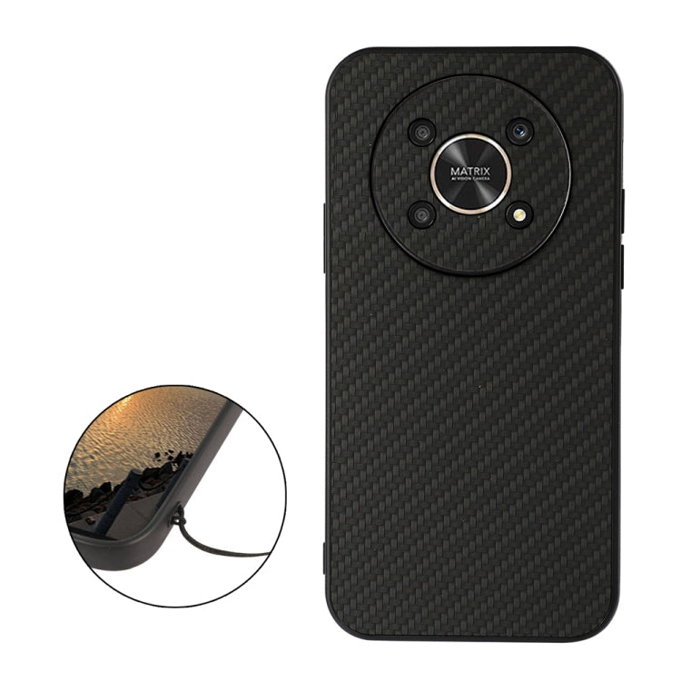Custodia per telefono antiurto in fibra di carbonio con foro accurato, For Honor X30 / X40 GT