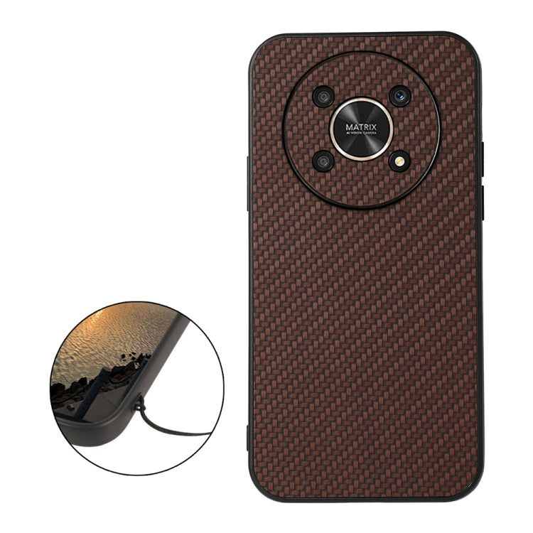 Custodia per telefono antiurto in fibra di carbonio con foro accurato, For Honor X30 / X40 GT