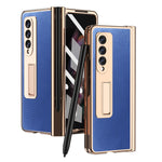 Custodia per telefono in Kevlar con cerniera elettrolitica, For Samsung Galaxy Z Fold3 5G