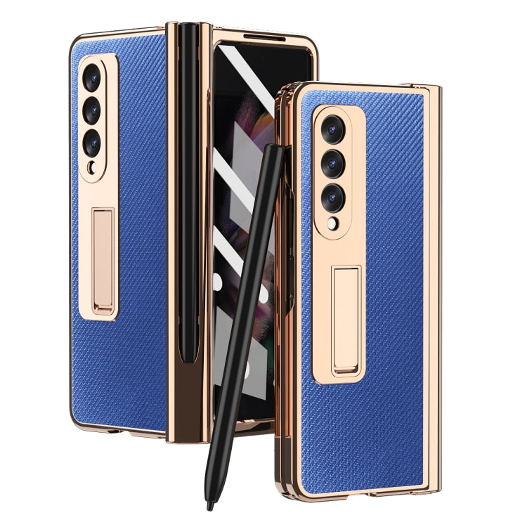 Custodia per telefono in Kevlar con cerniera elettrolitica, For Samsung Galaxy Z Fold3 5G