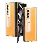Custodia per telefono in Kevlar con cerniera elettrolitica, For Samsung Galaxy Z Fold3 5G