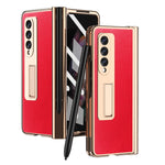 Custodia per telefono in Kevlar con cerniera elettrolitica, For Samsung Galaxy Z Fold3 5G