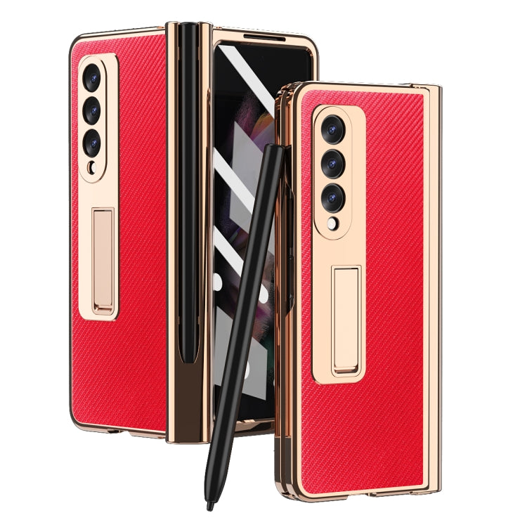 Custodia per telefono in Kevlar con cerniera elettrolitica, For Samsung Galaxy Z Fold3 5G