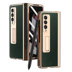 Custodia per telefono in Kevlar con cerniera elettrolitica, For Samsung Galaxy Z Fold3 5G