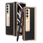Custodia per telefono in Kevlar con cerniera elettrolitica, For Samsung Galaxy Z Fold3 5G