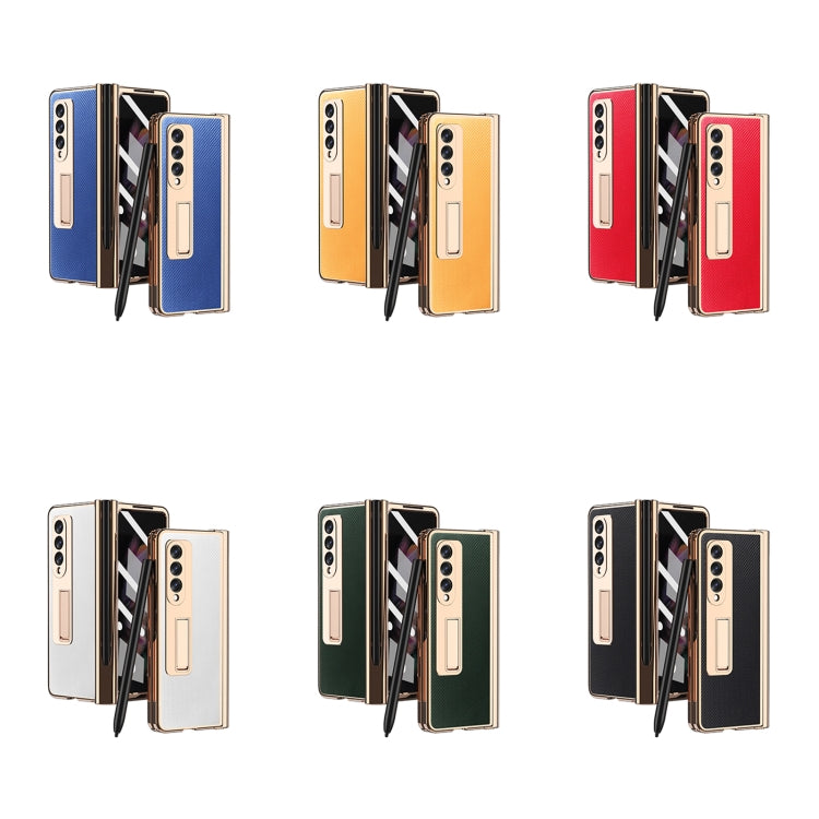 Custodia per telefono in Kevlar con cerniera elettrolitica, For Samsung Galaxy Z Fold3 5G
