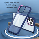 Custodia TPU con anello metallico per iPhone 13