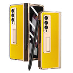 Custodia per telefono a croce con cerniera elettrolitica, For Samsung Galaxy Z Fold3 5G