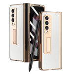 Custodia per telefono a croce con cerniera elettrolitica, For Samsung Galaxy Z Fold3 5G