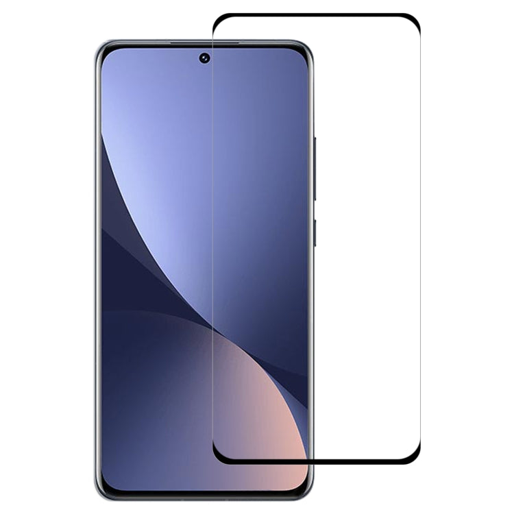 Pellicola in vetro temperato Full Glue 9H HD 3D con bordo curvo, For Xiaomi 12X / 12 (1 PC)