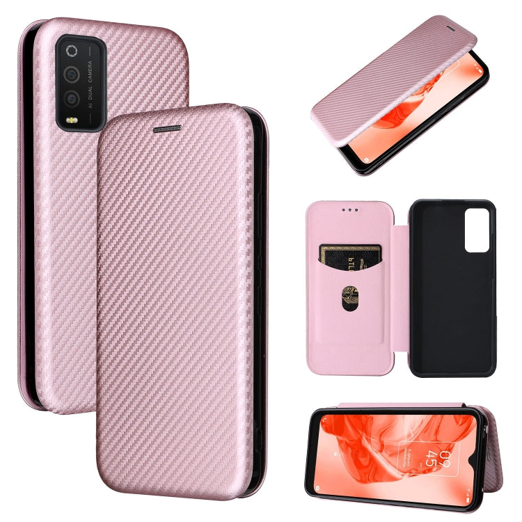 Custodia per telefono in pelle con vibrazione orizzontale magnetica in fibra di carbonio, For TCL 205, For Motorola Moto G200 5G / Edge S30, For ZTE Libero 5G II