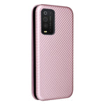 Custodia per telefono in pelle con vibrazione orizzontale magnetica in fibra di carbonio, For TCL 205, For Motorola Moto G200 5G / Edge S30, For ZTE Libero 5G II